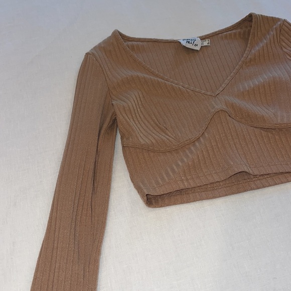 Princess Polly long sleeve cropped top - Picture 4 of 7